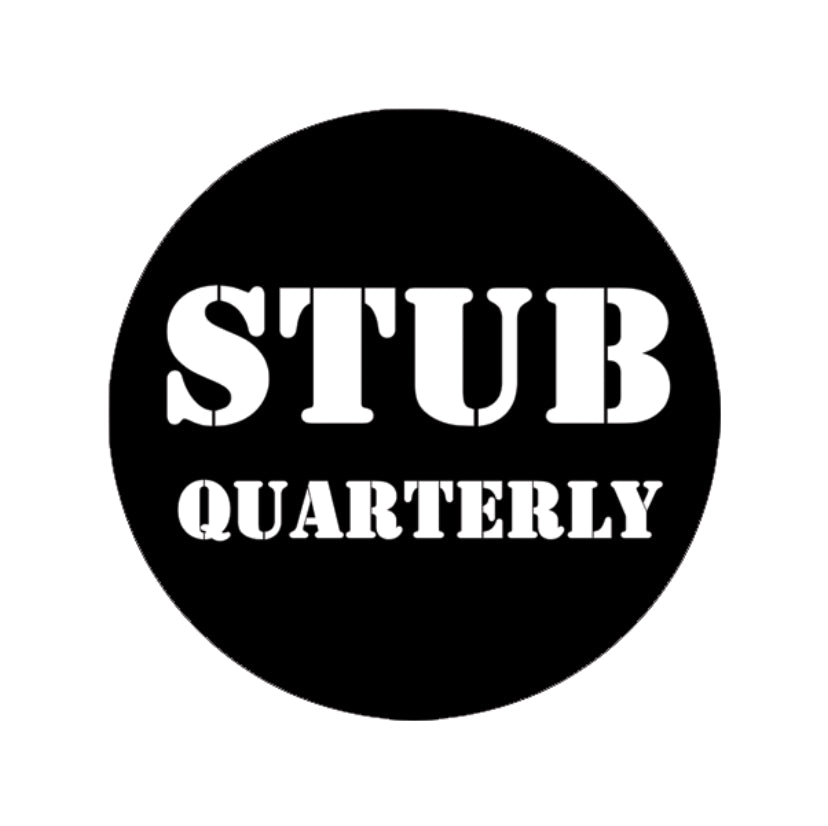 Black Stub Logo Pin Badge