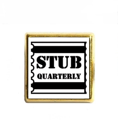 Stub Quarterly Lapel Pin