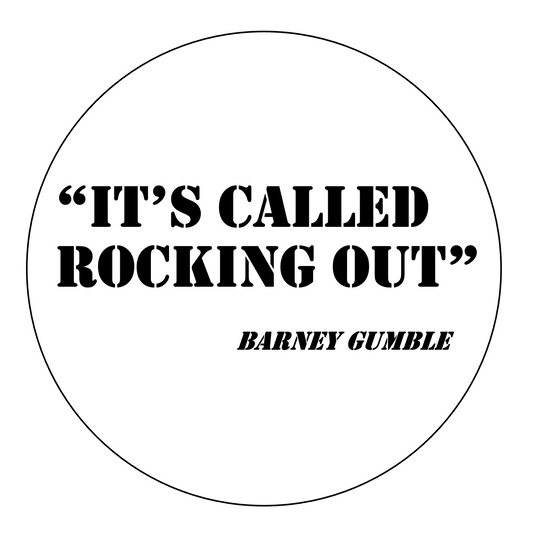 "It's Called Rocking Out" Pin Badge